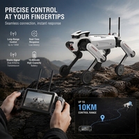 Télécommande intelligente longue portée avec écran HD pour robots industriels et drones