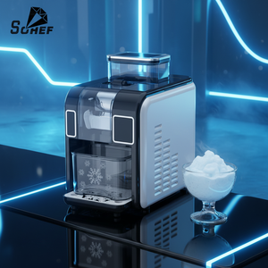 เครื่องทำน้ำแข็งเกล็ดหิมะ SOHEF <span class=keywords><strong>4</strong></span> รสชาติ รุ่น Edible Smoothie Master พร้อมระบบทำความสะอาดอัตโนมัติ หน้าต่างใสสำหรับ<span class=keywords><strong>ร้าน</strong></span>ขนมหวาน - Product Image 1