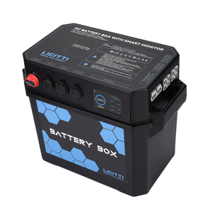 Boîte de <span class=keywords><strong>batterie</strong></span> de refroidisseur solaire Powerbank Station pour accessoires de <span class=keywords><strong>camping</strong></span> marin rechargeables Lifepo4 Eu Bank 12V 100Ah - Product Image 5