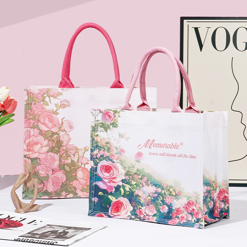 Reusable Small Canvas Tote Bag eco