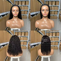 Peluca sin pegamento de 250% de densidad, sin encaje, doble capa, onda profunda, SDD, cabello virgen vietnamita original, proveedor, peluca frontal de encaje 13*4
