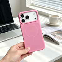 Coque de téléphone en silicone liquide JOYPORODO S087 avec aimant pour iPhone 17 Pro Max, compatible avec iPhone X à 17 Pro Max