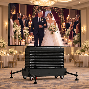 Location d'écran LED pour mariage, mur vidéo LED pour mariage, affichage LED pour mariage en intérieur - Product Image 5