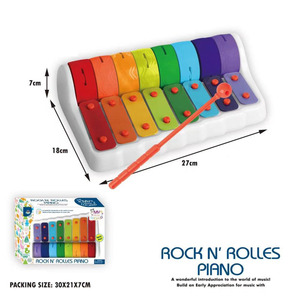 Jouet instruments de musique <span class=keywords><strong>piano</strong></span> <span class=keywords><strong>bébé</strong></span> <span class=keywords><strong>piano</strong></span> à roulettes 2 en <span class=keywords><strong>1</strong></span> xylophone classique pour enfants - Product Image 3