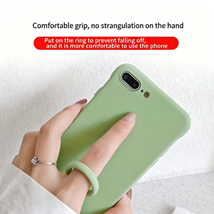 Cordon de téléphone en silicone, sangle anti-perte pour clé USB, cordon de poignet multifonctionnel court, ornement pour coque de téléphone - Product Image 3