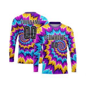 Maillot de football coloré à manches longues, respirant et à séchage rapide, pour hommes et équipes - Product Image 1