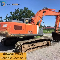 Excavatrice Hitachi ZX270 d'occasion, 27 tonnes, sur chenilles, hydraulique, d'origine japonaise, en état de marche, faible nombre d'heures, à vendre