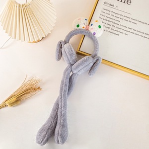 भालू कान हिंग फोल्डेबल एंटी-फ्रीज कार्टून बच्चों के लिए गर्म सर्दियों 100% पॉलिएस्टर कान मफ - Product Image 6