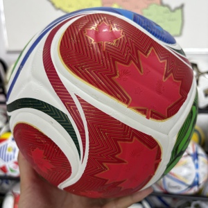 Reliable high-performance soccer <b>ball</b> for the 2026 cup hot-bonded <b>machine</b> stitching size 5 PVC/PU material - Product Image 3