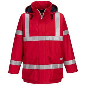 PORTWEST - S785RERXXXL Bizflame Rain antiestático FR chaqueta roja-EAN 5036108298310 ROPA DE TRABAJO RESISTENTE A LLAMAS - Product Image 1