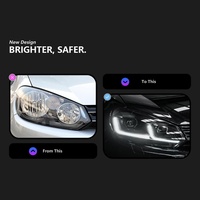 Pour Volkswagen POLO phare LED MK5 2011 2018 mise à niveau VW Polo accessoires VW voiture phare lampe assemblage projecteurs