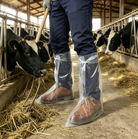 Protège-chaussures élastiques imperméables jetables antidérapants pour ferme et ranch – Sécurité des pieds et biosecurité