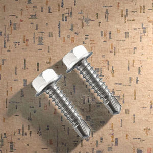 สกรูเกลียวปล่อยหัวหกเหลี่ยมเหล็กกล้า C1022 สำหรับเครื่องเจาะและต๊าปเกลียว # 12 7มม. เกลียวมาตรฐานคลาส 4.8 และ 6.8 นิ้ว - Product Image 3