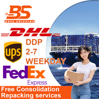 Expédition Express via FBA Amazon Freight Forwarder vers le Japon/Singapour/USA, entreposage gratuit, livraison DDU/DDP, prix compétitifs