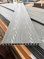 Dalles de terrasse en WPC écologiques et résistantes - Revêtement de sol composite bois-plastique imperméable et ignifuge pour patio et parc extérieurs