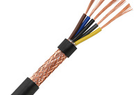 Hochwertiges Kupfergeflecht Abgeschirmtes Flexibles PVC-Steuerkabel