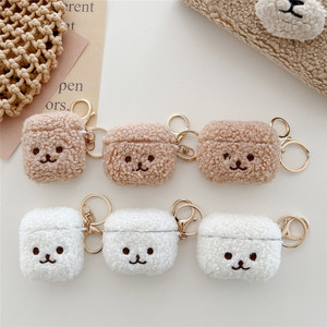 <b>Cute</b> Plush <b>Bear</b> Galaxy Buds Case, TPU+Plush Shockproof for Girls - Product Image 4