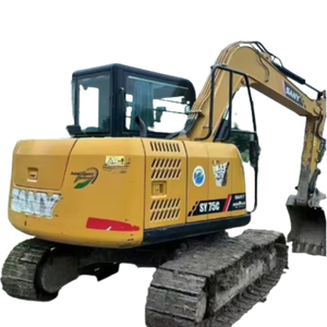 Sany 7 tonnes petite pelle sur chenilles 2018 modèle 0.28m capacité de godet excellente performance moteur/moteur/pompe/engrenage stable utilisé - Product Image 1