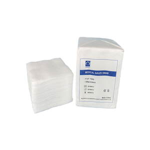 Tamponi sterili assorbenti medici 4x4 tamponi di garza di cotone rilevabili a raggi x - Product Image 1