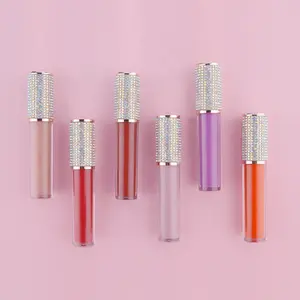 High Shine Lip Matte Lipstick Waterproof Long Lasting Plumping Gloss Wholesale Cosmetics Lipgloss Private Label Shimmer LipGloss