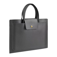 Porte-documents en cuir PU imperméable promotionnel en gros housse pour ordinateur portable pochette antichoc doublure travail sac de rangement professionnel sac à dos