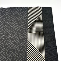 Tissu jersey extensible 100 % polyester tricoté de poids moyen (400-480 g/m²) imprimé pour fabricants OEM, en stock