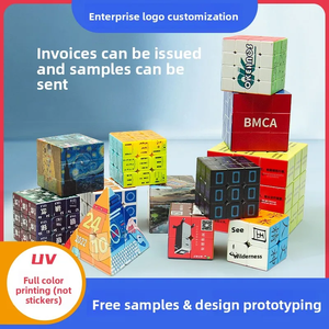 <span class=keywords><strong>Cubo</strong></span> <span class=keywords><strong>de</strong></span> Plástico Personalizado con Impresión UV, Regalos Publicitarios y <span class=keywords><strong>de</strong></span> Cumpleaños con Diseño Proporcionado - Product Image 6