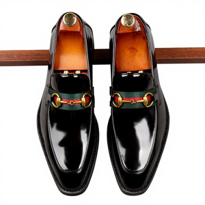 Nuove <span class=keywords><strong>Scarpe</strong></span> da <span class=keywords><strong>Uomo</strong></span> Eleganti Formali Slip-on con Altri Materiali Superiori Comode <span class=keywords><strong>Scarpe</strong></span> Singole - Product Image 3