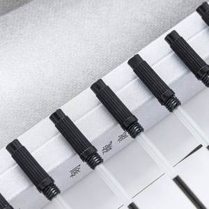Recharges de stylos à bille en plastique lisses de 1,0 mm - Fournitures de bureau en vrac pour cadeaux promotionnels - Product Image 2