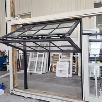 Luxseal Fenêtres en aluminium insonorisées à rupture thermique Fenêtres commerciales en verre à deux volets Fenêtre pliante en accordéon pour la maison