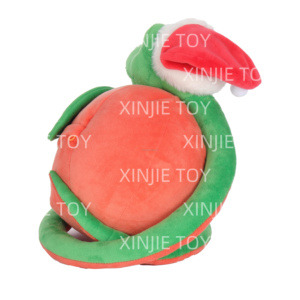 Sacchetto <span class=keywords><strong>di</strong></span> caramelle morbide a forma <span class=keywords><strong>di</strong></span> serpente con design natalizio personalizzato OEM/ODM, sacchetti <span class=keywords><strong>di</strong></span> caramelle a forma <span class=keywords><strong>di</strong></span> serpente arancione, peluche a forma <span class=keywords><strong>di</strong></span> serpente da cartone animato - Product Image 2