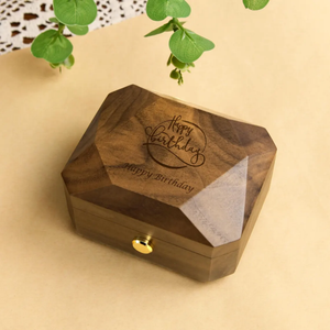 Caja de música con manivela de mano personalizada con grabado en madera, regalos de boda y Navidad de aniversario personalizados para <span class=keywords><strong>canciones</strong></span>, recuerdo romántico - Product Image 3