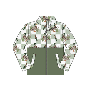 Sweat-shirt personnalisé en coton imprimé camouflage avec poches zippées pour bébés garçons – Vêtements d'automne tendance pour enfants en gros - Product Image 5