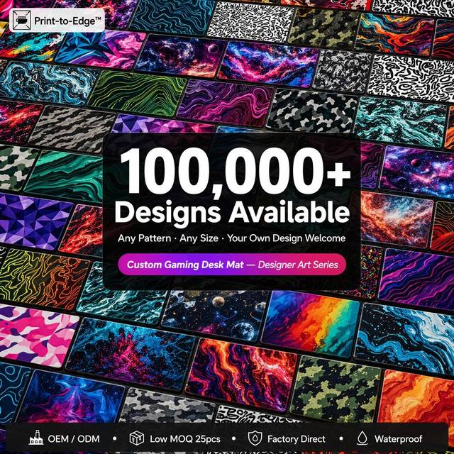 Sublimation Blank Mouse Pad Custom Print Personalized Gaming Desk Mat XXL Large Any Size Logo Design Rubber Base Waterproof OEM