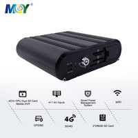 Caméra HD DVR, 720P/960H/D1 ccc, 5 canaux, enregistrement Audio vidéo numérique, boîte Blackbox, téléchargement de WiFi, suivi GPS