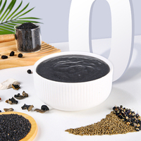 Poudre de céréales 100% naturelle aux huit trésors noirs, poudre de sésame noir et de noix, poudre de remplacement de repas mélangée, pâte de sésame noir