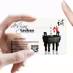 Tarjeta <span class=keywords><strong>de</strong></span> <span class=keywords><strong>Visita</strong></span> Personalizada <span class=keywords><strong>de</strong></span> PVC, <span class=keywords><strong>Diseño</strong></span> Lujoso y Elegante, Transparente, Resistente al Agua, Duradera y Resistente al Desgaste - Product Image 2