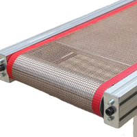 Courroie en tissu tissé uni résistant aux hautes températures, revêtue de PTFE double face, avec maille en fibre de verre sans alcali, personnalisée en usine