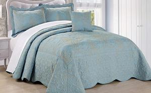 Grosir mewah set tempat tidur ekspor Tiongkok ukuran King Queen poliester seprai Hotel - Product Image 2