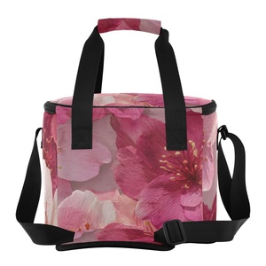 Nouveauté : Sacs isothermes personnalisés à imprimé hibiscus hawaïen, grande capacité, imperméables, sacs à lunch thermiques pour adultes - Product Image 2