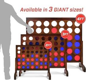 <span class=keywords><strong>Jeu</strong></span> de société éducatif <span class=keywords><strong>en</strong></span> <span class=keywords><strong>bois</strong></span> moderne Connect Four 4 <span class=keywords><strong>en</strong></span> ligne, couleur personnalisée pour les enfants de 5 à 7 ans et les adultes, intérieur/<span class=keywords><strong>extérieur</strong></span> - Product Image 2