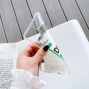 Personnaliser OEM <span class=keywords><strong>carte</strong></span> d'<span class=keywords><strong>embarquement</strong></span> transparente conception de billet d'avion étuis de téléphone de couverture mobile pour <span class=keywords><strong>iPhone</strong></span> 12 7 8 X Xs Xr pour <span class=keywords><strong>iPhone</strong></span> 11 Pro - Product Image 4