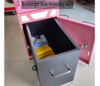 Machine à monnayeur automatique à double porte avec écran tactile LED pour échange de jetons, machine à monnayeur pour jeux d'arcade