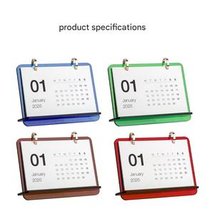 Toptan baskı tedarikçisi 2026 takvim kalite renkli program planlayıcısı masa danışma standı Flip tedarikçisi takvim baskı - Product Image 4