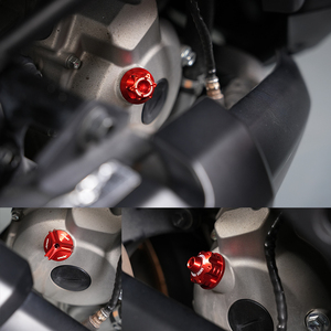 Декоративные винты для двигателя Yamaha XMAX300 (2018-2023 гг.), противоугонные маслозащитные винты и магнитная крышка двигателя - Product Image 5