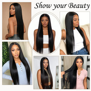 Paquetes de Cabello Humano Liso Brasileño 100% Sin Procesar, de 8 a 40 Pulgadas, Color Negro Natural, Productos de Belleza, Sin Enredos - Product Image 6