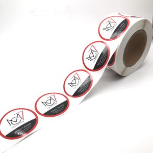 Le etichette con Logo rotonde autoadesive personalizzate in carta laminata <span class=keywords><strong>per</strong></span> confezioni di profumi e cura della pelle mostrano il tuo stile unico - Product Image 5