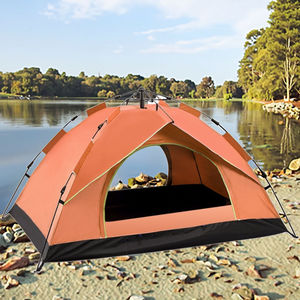 Tente de camping automatique instantanée KRD SEN pour 2-4 personnes, étanche, toutes saisons, avec bande argentée 190, pour une chambre, fabrication ODM/OEM en usine - Product Image 4