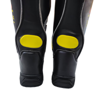 Bottes en cuir de vache ignifuges, résistantes à la chaleur et aux coupures, avec bout en plastique rotatif et semelles anti-abrasion pour les opérations dangereuses