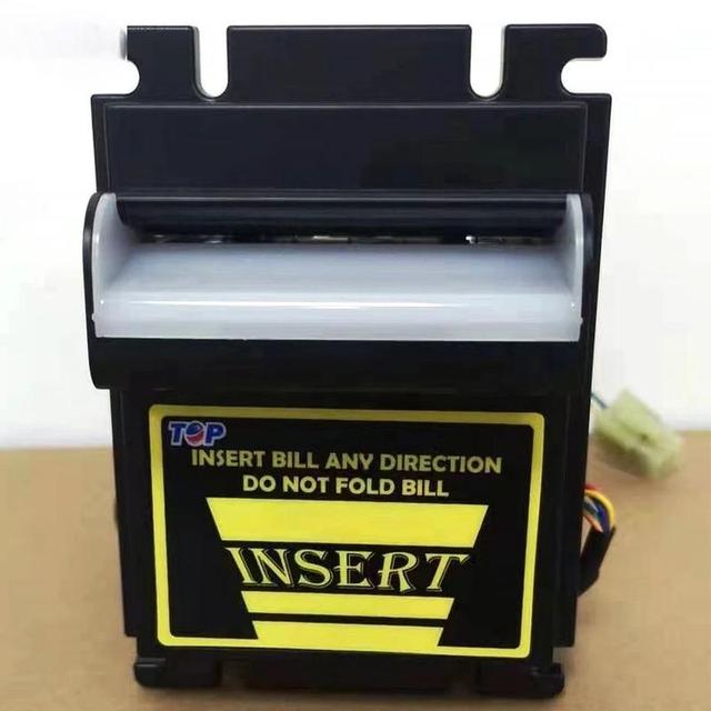 TB74 TB77 Bill Acceptor Without Storage Boxes DC12V Pulse Signal for Arcade Game Vending Machine Fishing Pinball Parts